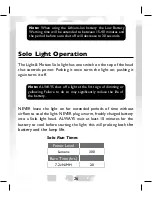 Preview for 26 page of Light & Motion Stella 180-L LED Owner'S Manual