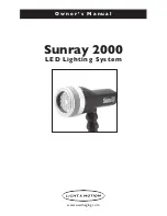 Предварительный просмотр 1 страницы Light & Motion Sunray 2000 Owner'S Manual