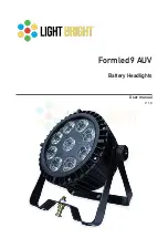 Light Bright Formled 9 AUV User Manual preview
