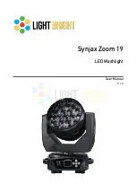 Light Bright Synjax Zoom 19 User Manual предпросмотр