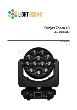 Light Bright Synjax Zoom 40 User Manual предпросмотр