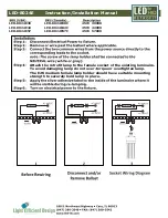 Предварительный просмотр 2 страницы Light Efficient Design LED-8024E30 Instruction & Installation Manual