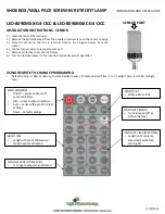 Предварительный просмотр 2 страницы Light Efficient Design LED-8090MXX-G4-OCC Installation And User Manual