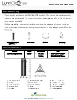 Preview for 2 page of Light Efficient Design LUMICLEANSE LC-UVC-TOWER-216W-01 Quick Start Manual