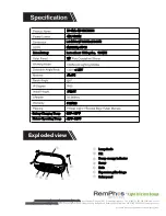 Preview for 2 page of Light Efficient Design RemPhos RP-SML-4W-40K-BK-GI User Manual