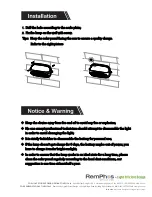 Preview for 4 page of Light Efficient Design RemPhos RP-SML-4W-40K-BK-GI User Manual