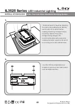 Предварительный просмотр 3 страницы Light Emitting Designs IL3525 Series Installation Manual