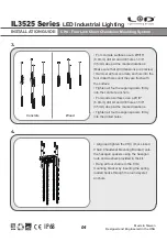 Предварительный просмотр 4 страницы Light Emitting Designs IL3525 Series Installation Manual