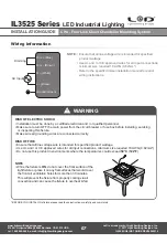 Предварительный просмотр 7 страницы Light Emitting Designs IL3525 Series Installation Manual