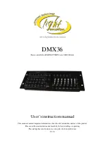 Предварительный просмотр 1 страницы Light Emotion DMX36 User Instruction Manual