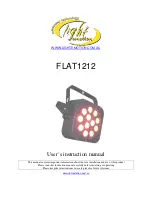 Light Emotion FLAT1212 Instruction Manual preview