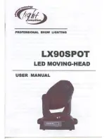 Предварительный просмотр 1 страницы Light Emotion LX90SPOT User Manual