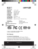 Preview for 12 page of Light for Life UC3.400 User Manual