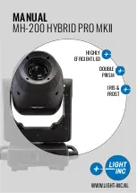 Предварительный просмотр 1 страницы LIGHT INC MH-200 HYBRID PRO MKII Manual