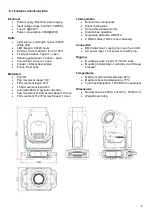 Предварительный просмотр 9 страницы LIGHT INC MH-200 HYBRID PRO MKII Manual