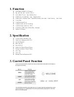 Preview for 2 page of LIGHT INC MH-90 User Manual