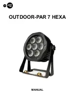 LIGHT INC OUTDOOR-PAR 7 HEXA Manual предпросмотр