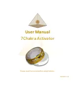 Light Mandalas 7Chakra Activator User Manual preview