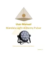 Preview for 1 page of Light Mandalas Mandala Light Alchemy Pulsar User Manual