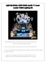 LIGHT MY BRICKS 10266 Instructions Manual preview