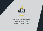 Preview for 1 page of LIGHT MY BRICKS 10297 Installation Manual