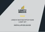 Preview for 1 page of LIGHT MY BRICKS 10309 Installation Manual