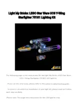 Preview for 1 page of LIGHT MY BRICKS 75181 Manual