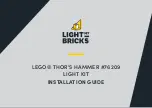 Preview for 1 page of LIGHT MY BRICKS 76209 Installation Manual