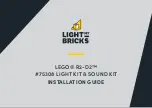 LIGHT MY BRICKS LEGO R2-D2 75308 Installation Manual предпросмотр