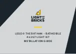 Preview for 1 page of LIGHT MY BRICKS LEGO THE BATMAN-BATMOBILE 42127 Installation Manual