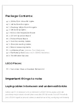 Предварительный просмотр 2 страницы LIGHT MY BRICKS LEGO Winter Village Post Office 10222 Instructions Manual