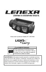 Предварительный просмотр 11 страницы Light-N-Carry LENEXA Operator'S Manual