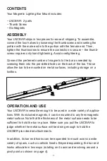 Предварительный просмотр 3 страницы Light-N-Carry LNCBAR Operator'S Manual