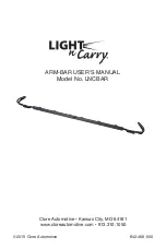 Предварительный просмотр 20 страницы Light-N-Carry LNCBAR Operator'S Manual