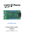 Light O Rama CMB24D DMX User Manual предпросмотр