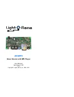 Предварительный просмотр 1 страницы Light O Rama DC-MP3 User Manual