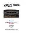 Предварительный просмотр 1 страницы Light O Rama PixieLink Cosmic Color E1.31 User Manual