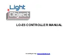 Предварительный просмотр 1 страницы LIGHT OBJECT LO-E5 Manual