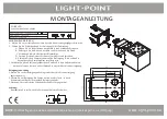 Preview for 2 page of Light-Point CUBE LED Instruction Manual