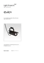 Light Projects Evica EP20CC Installation Manual предпросмотр