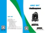 Preview for 1 page of Light Sky BUMBLEBEE Series User Manual