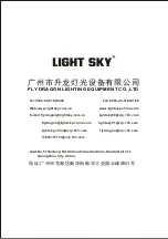 Preview for 26 page of Light Sky F1000 WASH-50R User Manual