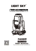 Предварительный просмотр 1 страницы Light Sky F400BSW User Manual