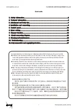 Предварительный просмотр 2 страницы Light Sky F400BSW User Manual