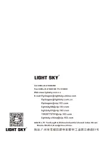 Предварительный просмотр 27 страницы Light Sky F400BSW User Manual