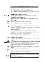 Preview for 3 page of Light Sky F400LL User Manual