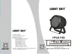 Preview for 1 page of Light Sky IPL6103 User Manual