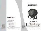 Preview for 1 page of Light Sky PL61W3 User Manual