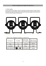 Preview for 9 page of Light Sky PL61W3 User Manual