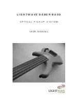 Light Wave Light Wave Saber Bass User Manual предпросмотр